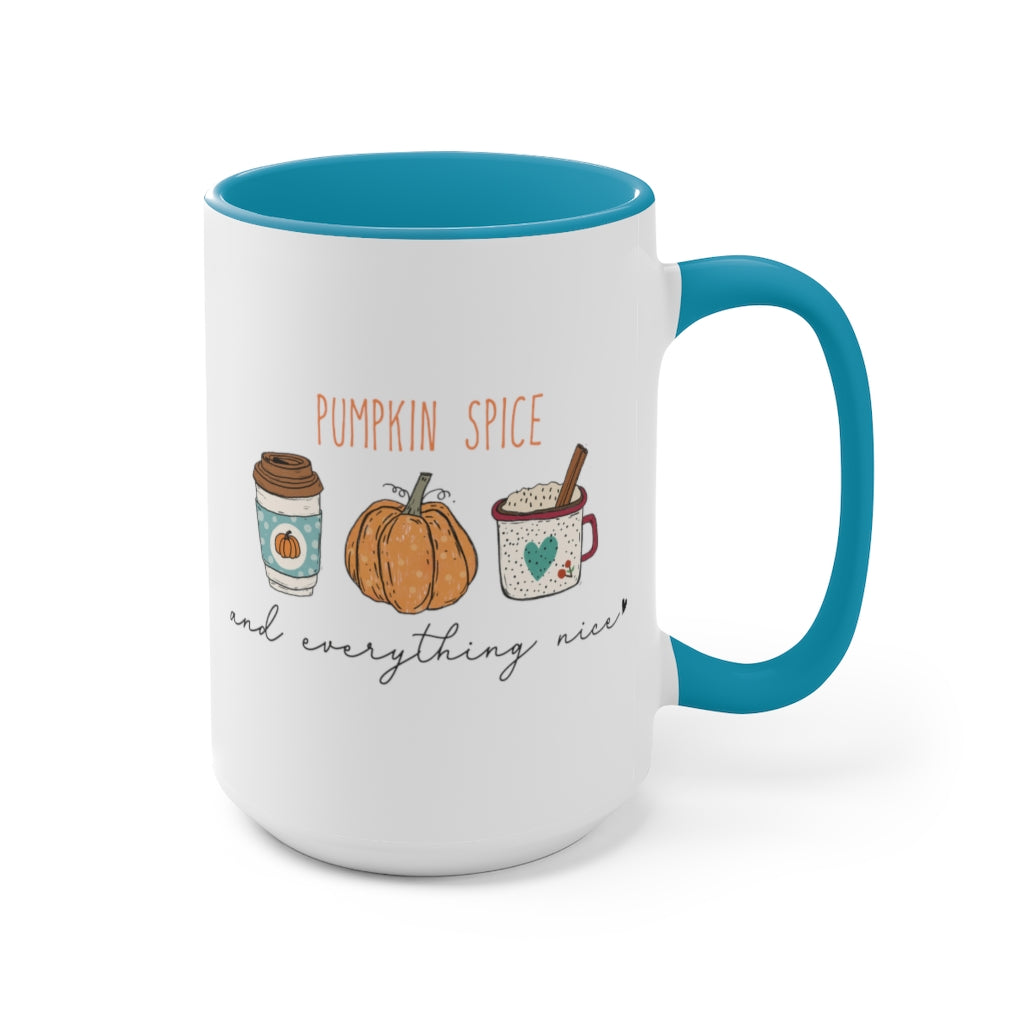 Two-Tone Coffee Mugs, 15oz