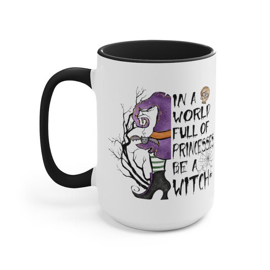 Two-Tone Coffee Mugs, 15oz