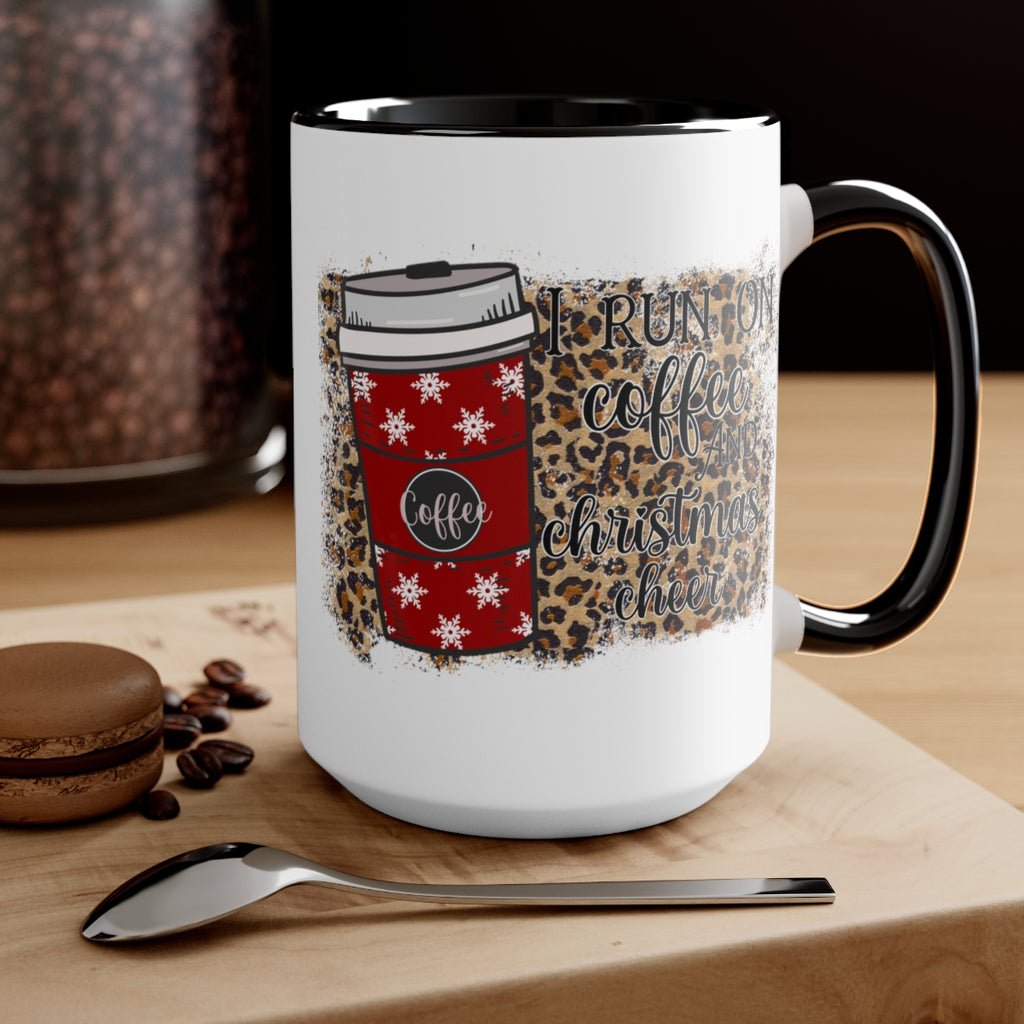 Two-Tone Coffee Mugs, 15oz