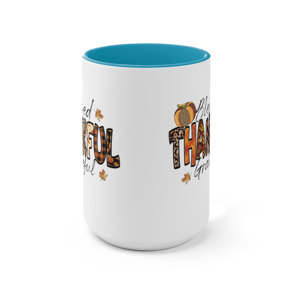 Two-Tone Coffee Mugs, 15oz