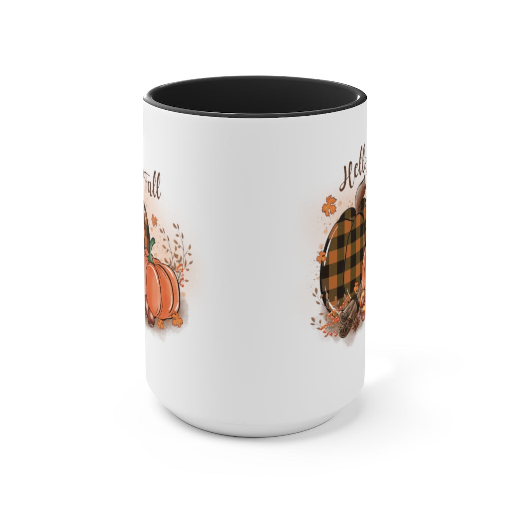 Two-Tone Coffee Mugs, 15oz