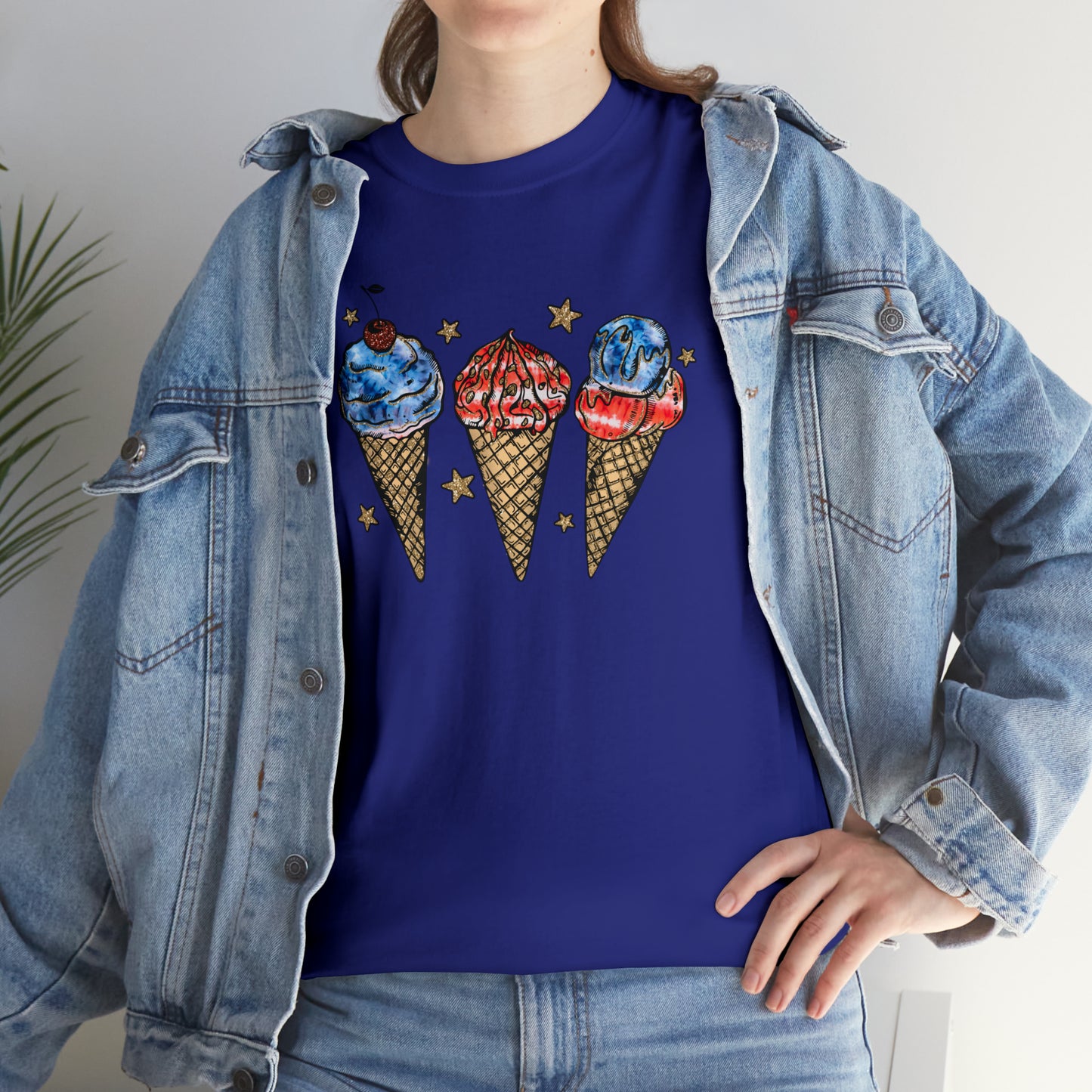 American Ice Cream Cones Graphic Tee