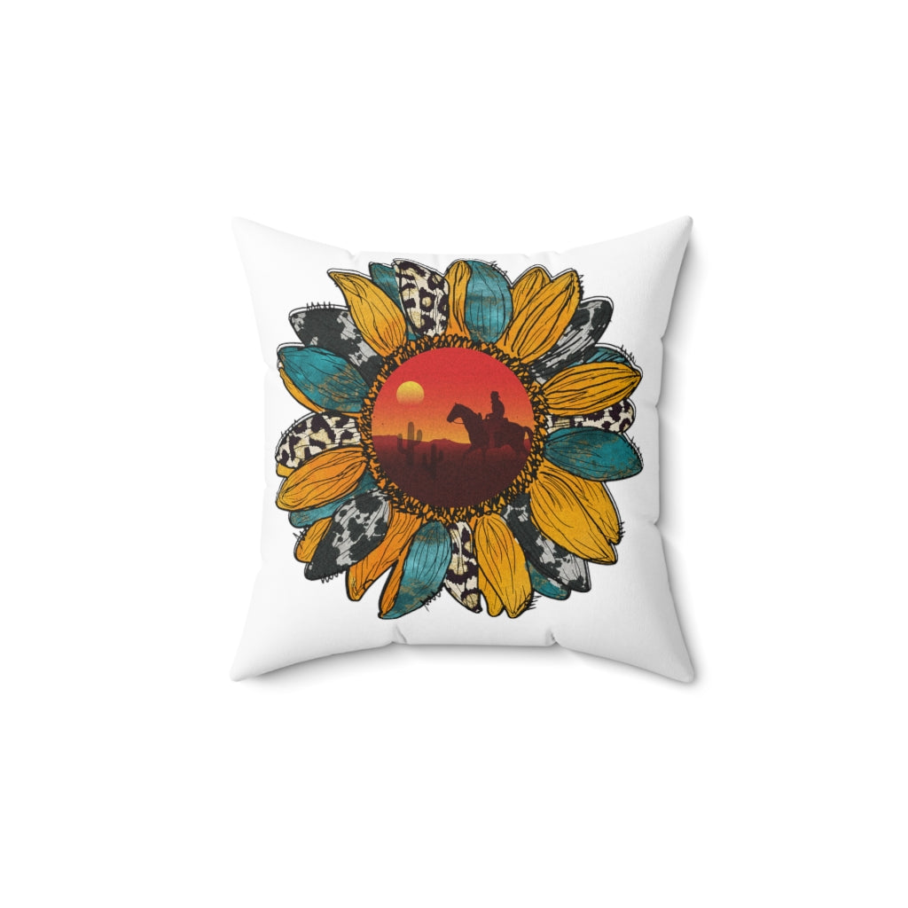 Spun Polyester Square Pillow